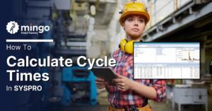 Calculate Cycle Times in SYSPRO